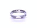 18ct White Gold Diamond Band Ring