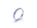 18ct White Gold Diamond Band Ring