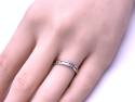 18ct White Gold Diamond Band Ring