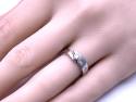 18ct White Gold Diamond Band Ring