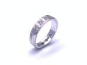 18ct White Gold Diamond Starburst Ring