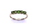 9ct Chrome Diopside 5 Stone Ring