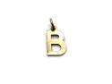 9ct Yellow Gold Initial 'B' Pendant
