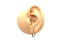 9ct Yellow Gold Handbag Hoop Earrings