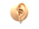 9ct Yellow Gold Handbag Hoop Earrings