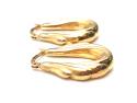 9ct Yellow Gold Fancy Hoop Earrings