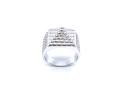 Silver Pyramid Ring 15mm