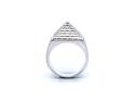 Silver Pyramid Ring 15mm