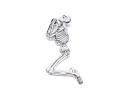 Silver Praying Skull Pendant