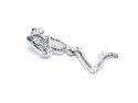 Silver Praying Skull Pendant