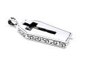 Silver Coffin & Skeleton Pendant