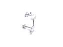 Silver Dinosaur Stud Earrings