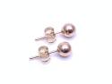 9ct Yellow Gold Ball Stud Earrings 4mm