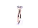 9ct Yellow Gold Aquamarine Solitaire Ring