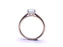 9ct Yellow Gold Aquamarine Solitaire Ring