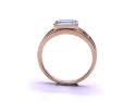9ct Yellow Gold Blue Topaz Solitaire Ring