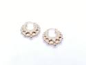 9ct Yellow Gold Round Creole Hoop Earrings 20mm