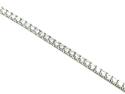 Silver CZ Tennis Bracelet 6 Inch