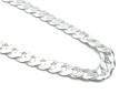 Silver Flat Curb Chain 22 Inch