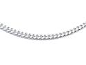 Silver Close Curb Chain 30 Inch