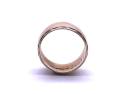9ct Patterned Wedding Ring 9mm