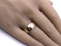 9ct Patterned Wedding Ring 9mm