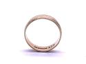 9ct Patterned Wedding Ring 5mm
