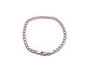 9ct Yellow Gold Patterned Curb Bracelet