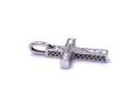 9ct White Gold Cross Pendant