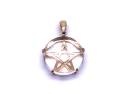 9ct Quartz Pentagram Pendant