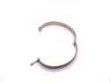 9ct Two Colour Patterned Hinged Bangle