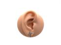 9ct Yellow Gold CZ Kiss Stud Earrings