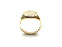 9ct Yellow Gold Diamond Signet Ring