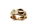 9ct Yellow Gold Buckle Ring