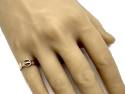 9ct Yellow Gold Buckle Ring
