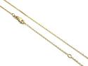 9ct Yellow Gold Fine Rolo Chain 16-18 Inch
