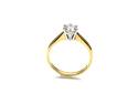 18ct Yellow Gold Diamond Solitaire Ring