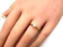 18ct Yellow Gold Diamond Solitaire Ring