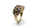9ct Yellow Gold 3 Row Keeper Ring