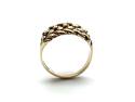 9ct Yellow Gold 3 Row Keeper Ring
