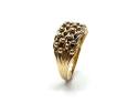 9ct Yellow Gold 4 Row Keeper Ring