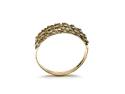 9ct Yellow Gold 3 Row Keeper Ring
