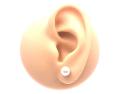 9ct Yellow Gold Pearl Studs 6.5mm