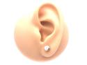 9ct Yellow Gold Pearl Studs 6mm