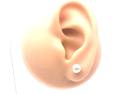 9ct Yellow Gold Pearl Studs 6mm