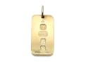 9ct Yellow Gold Ingot Pendant