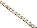 9ct Flat Curb Bracelet 7 3/4 Inch