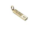 9ct Yellow Gold Ingot Pendant