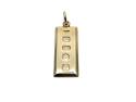 9ct Yellow Gold Ingot Pendant