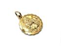 9ct Yellow Gold St Christopher Pendant